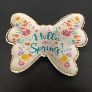 Pioneer Women Spring Butterfly Trinket Tray Dish Table Decor